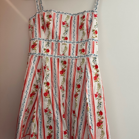 Hill House Pomegranate Stripe Mini Margot - Picture 2 of 6